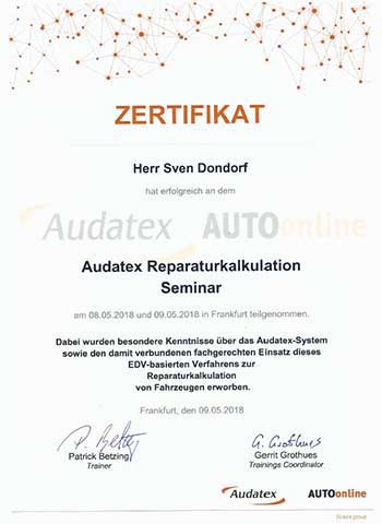 Audatex - Seminar Reparaturkalkulation